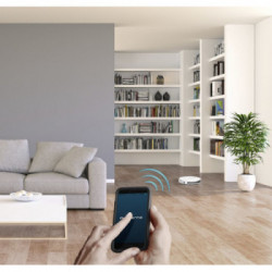 Rowenta RR7427 Explorer Serie 60 Allergy - Robot Aspirapolvere, Lavapavimenti, Alto 6 cm, 3 Livelli Potenza Aspirazione