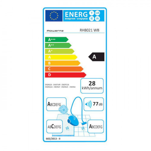 Rowenta RH8021WB Powerline Extreme Bagged -...