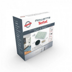 Rowenta ZR0058 - Kit Ricambi per Scopa a Vapore RY7535, 2 Panni Microfibra, 1 Anticalcare, 1 Filtro