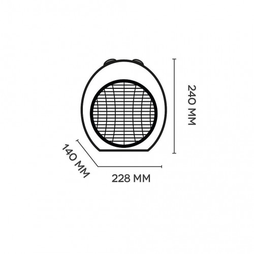 Argo Scilla White - Termoventilatore, 2000 W,...