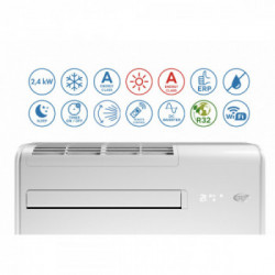 Argo Apollo 12HP - Climatizzatore senza Unità Esterna, Caldo-Freddo, Gas R32, Smart