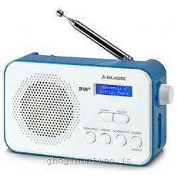 RADIO DAB PORTATILE BT BAT RIC COBALTO