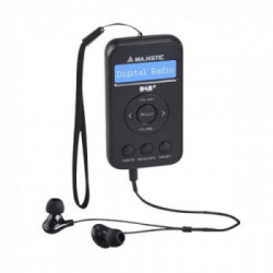 New Majestic RT-196 DAB radio Personale Digitale Nero