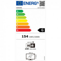 Samsung UE75TU7090 UXZT GARANZIA ITALIA 2 ANNI A DOMICILIO Smart TV 75" LED 4k UHD HDR Wi-Fi Nero
