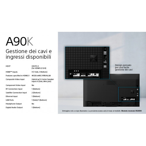 Sony XR-48A90K – 48" - BRAVIA XR™ - OLED – 4K...