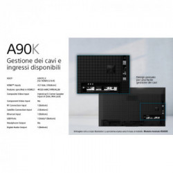 Sony XR-48A90K – 48" - BRAVIA XR™ - OLED – 4K Ultra HD – High Dynamic Range (HDR) – Smart TV (Google TV) - Modello