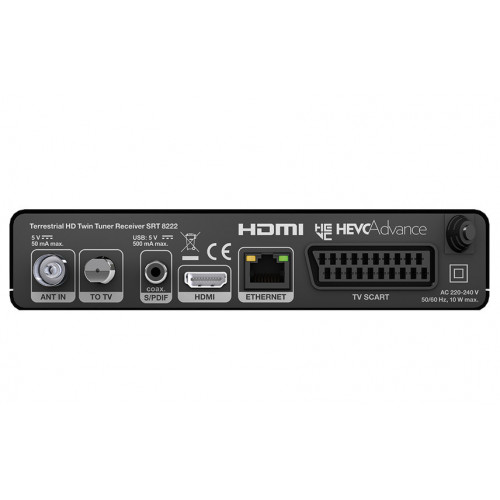 Strong SRT 8222 Terrestre Full HD Nero Funzione...