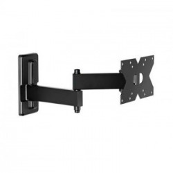 Meliconi CME EDR120 - Supporto Vesa 200x100, Doppio braccio, Tv 26-32", Max 17Kg, Nero