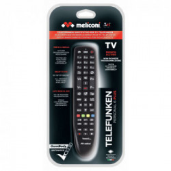Meliconi Gumbody Personal 6 plus telecomando IR Wireless TV Pulsanti