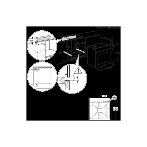 Electrolux FR53X - Forno da Incasso Rustico,...