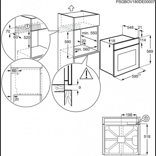 Electrolux FR65G - Forno da Incasso Rustico,...