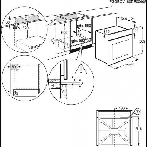 Electrolux FR65G - Forno da Incasso Rustico,...