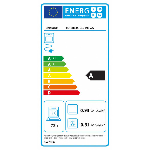 Electrolux KOFEH60X - Forno da Incasso...