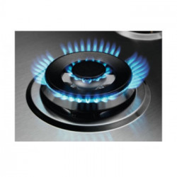 Electrolux KGU75361X - Piano Cottura a Gas UltraFlat, Tripla Corona, Inox, Profilo 5 mm, 75 cm