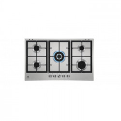 Electrolux KGS9536SX - Piano Cottura a Gas, Tripla Corona, Inox, 90 cm