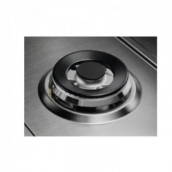 Electrolux KGS9536SX - Piano Cottura a Gas, Tripla Corona, Inox, 90 cm