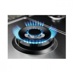 Electrolux KGS9536SX - Piano Cottura a Gas, Tripla Corona, Inox, 90 cm