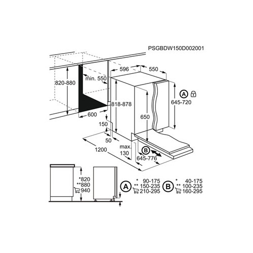 Electrolux KEAD7200L - Lavastoviglie Integrata...