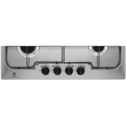 Electrolux RGG6242OOX - Piano Cottura a Gas, Linea SoftLine, 60 cm, 4 Fuochi, Acciaio Inox