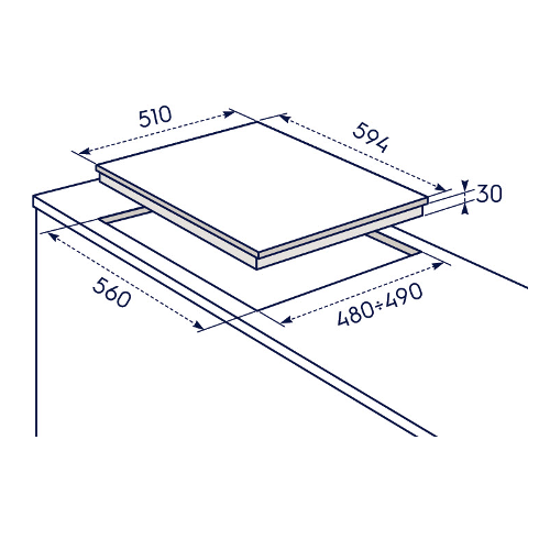 Electrolux RGG6242OOX - Piano Cottura a Gas,...