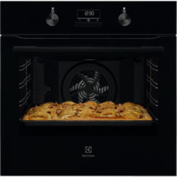 Electrolux KOIGH00K - Forno Elettrico da Incasso Serie 300, 72 Litri, Nero, 60 Cm, Aqua Cleaning, Classe A