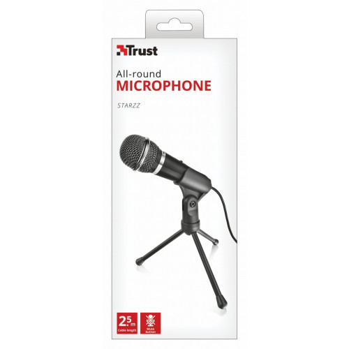 Trust 21671 microfono Microfono per PC Nero