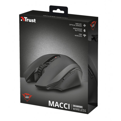 Trust GXT 115 Macci mouse RF Wireless Ottico...
