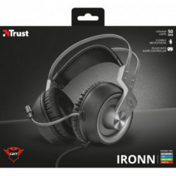 Trust GXT 430 Ironn Cuffia Padiglione auricolare Nero