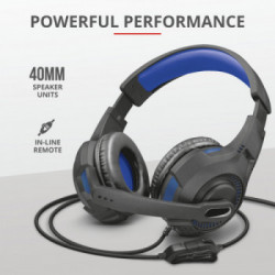 Trust GXT 307B Ravu Gaming Headset for PS4 Cuffia Padiglione auricolare Nero, Blu