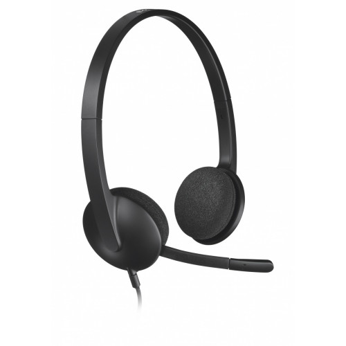Logitech H340 Cuffia Padiglione auricolare Nero