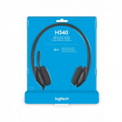 Logitech H340 Cuffia Padiglione auricolare Nero