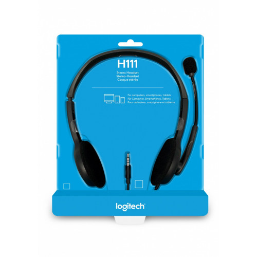 Logitech H111 Cuffia Padiglione auricolare Grigio