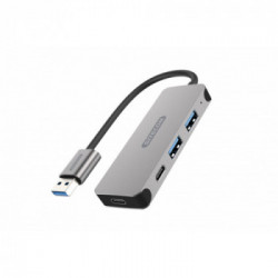 Sitecom CN-399 hub di interfaccia USB 3.2 Gen 1 (3.1 Gen 1) Type-A 5000 Mbit/s Grigio