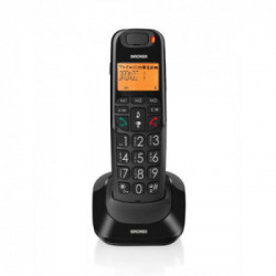 Brondi Bravo Bright Telefono DECT Nero Identificatore di chiamata