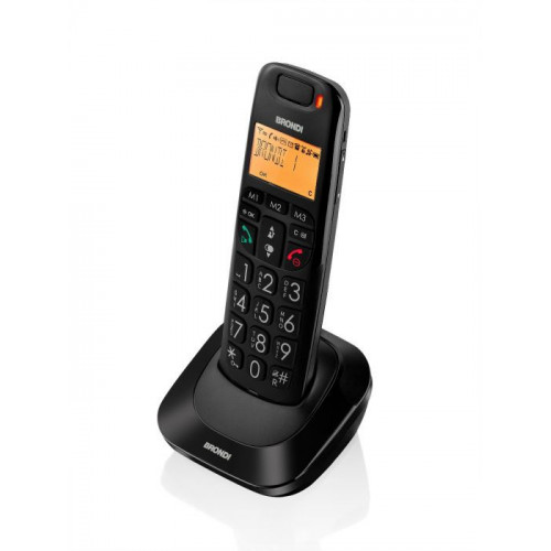 Brondi Bravo Bright Telefono DECT Nero...