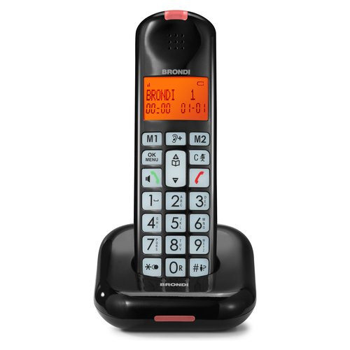 CORDLESS DECT GAP BRAVO MOON NERO