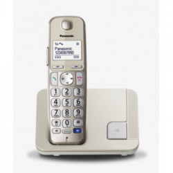 Panasonic KX-TGE210JTN telefono Telefono DECT Champagne Identificatore di chiamata