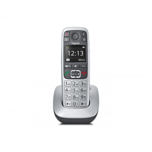 Gigaset E 560 Telefono DECT Nero, Argento...