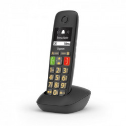 Gigaset E290 Telefono analogico/DECT Nero Identificatore di chiamata
