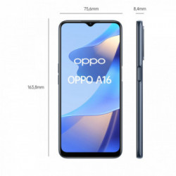 OPPO A16 Smartphone, AI Triple Camera 13+2+2 MP, 6.52” 60HZ Display, 5000mAh, SuperVOOC + Power Saving, RAM 4GB + ROM 64GB