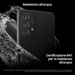 Samsung Galaxy A72 smartphone 17 cm (6.7") Doppia SIM Android 11 4G USB tipo-C 6 GB 128 GB 5000 mAh Nero