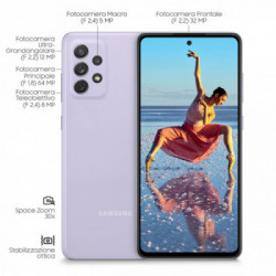 Samsung Galaxy A72 128 GB Display 6.7” FHD+ Super AMOLED Awesome Violet