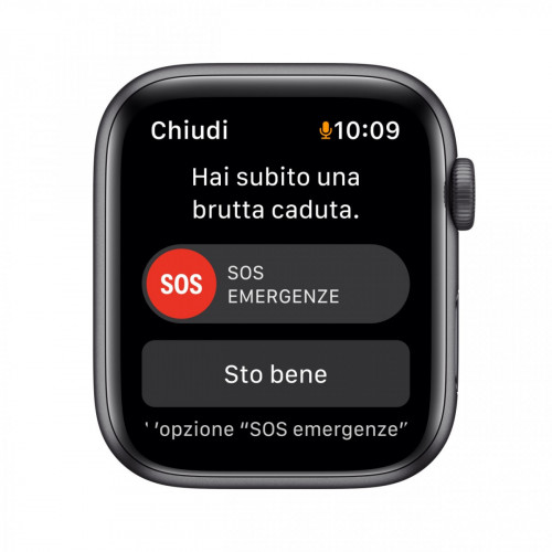 Apple Watch Nike SE GPS, 44mm Cassa in...
