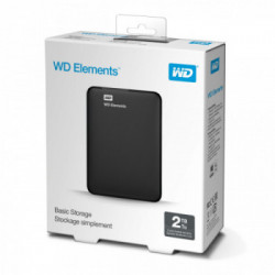 Western Digital WD Elements Portable disco rigido esterno 2000 GB Nero