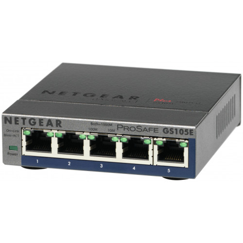 Netgear GS105E-200PES switch di rete Gestito...