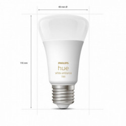 Philips Hue White ambiance 2 Lampadine Smart E27 75 W