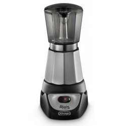 DeLonghi Alicia EMKM4.B - Moka Elettrica, 2 o 4 Tazze, 450 W, Funzionamento Mantenimento in Caldo
