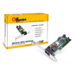 Hamlet Modem fax V.92 Bus PCI 32Bit ricezione fino a 115,2kpbs