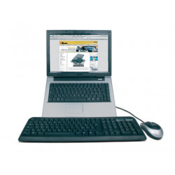 Hamlet Kit Tiramisù piattaforma per Notebook con tastiera e mouse usb