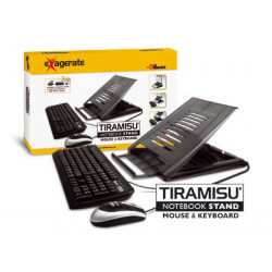 Hamlet Kit Tiramisù piattaforma per Notebook con tastiera e mouse usb